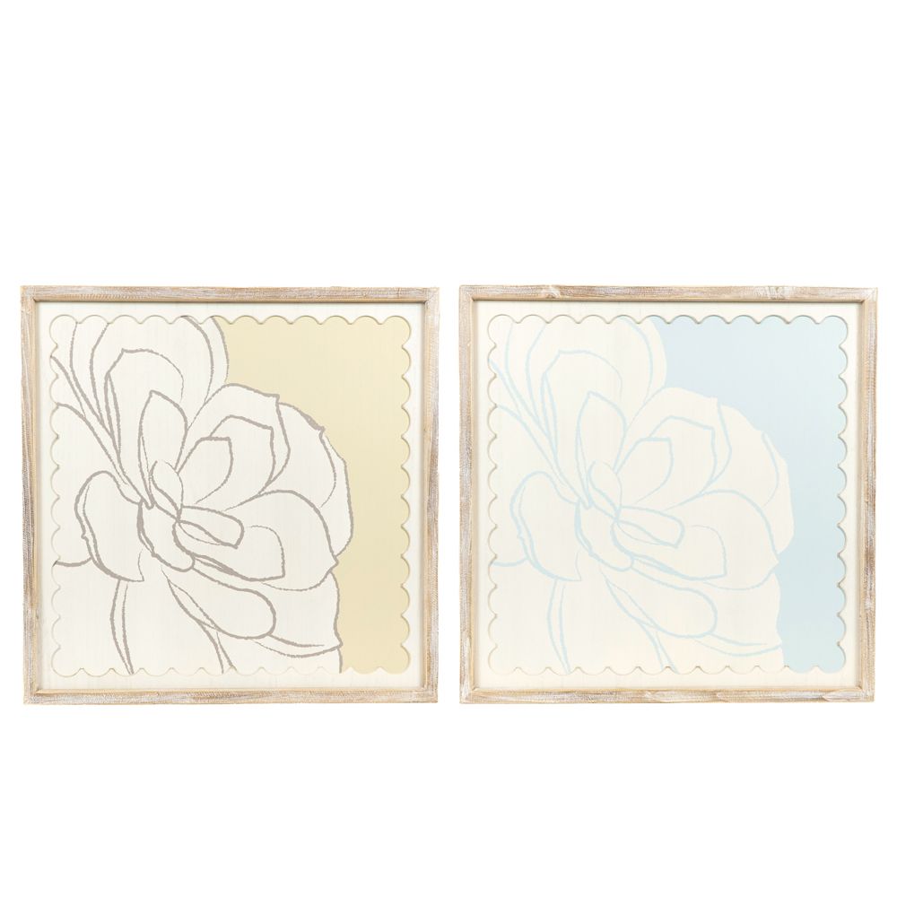 24x24x1.5 rvs wood frame sign (SUCCULENT)