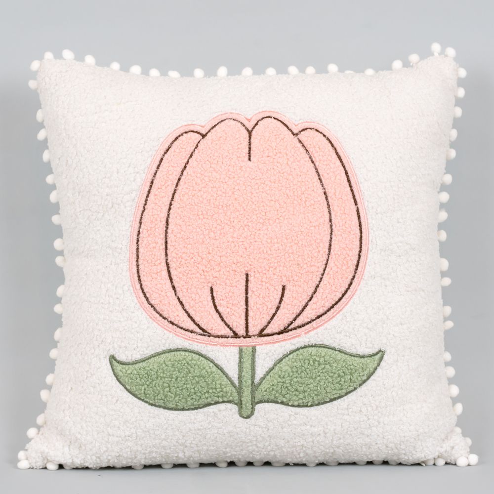 16" Reversible Pillow - Tulip and Daffodil