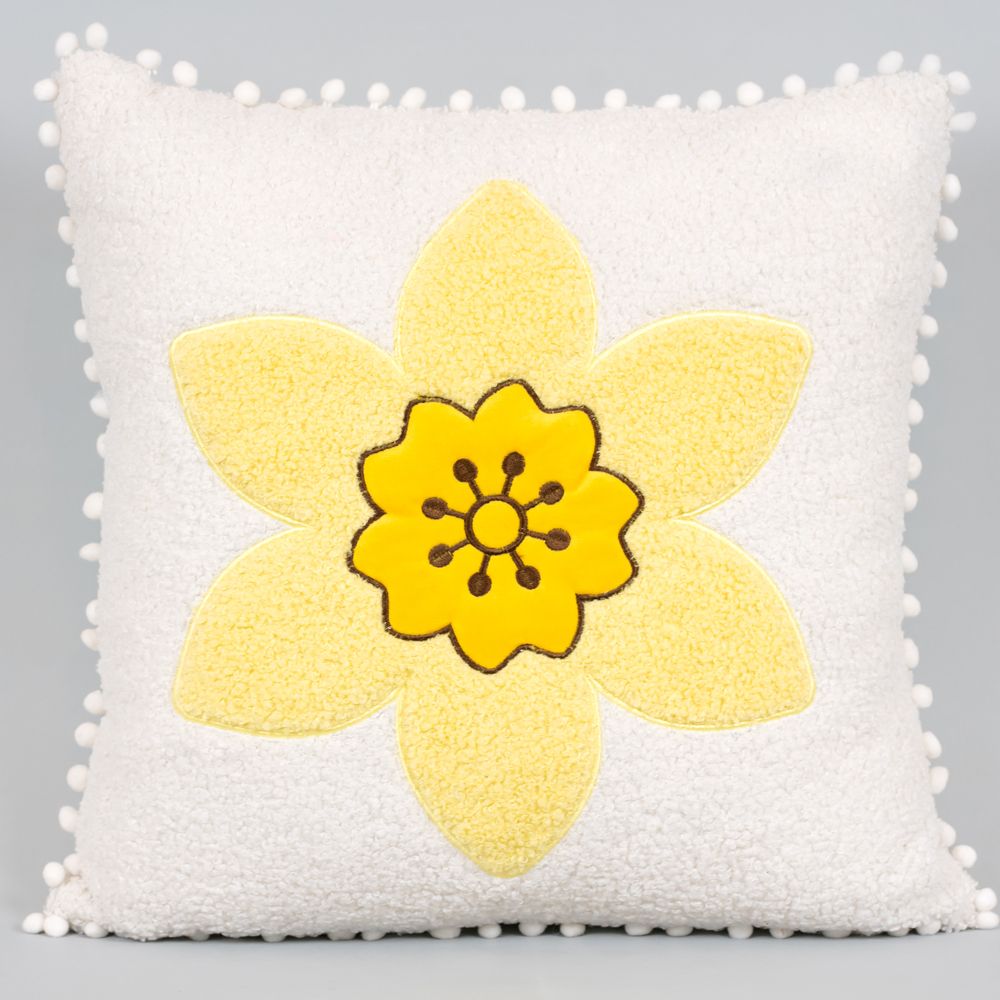 16" Reversible Pillow - Tulip and Daffodil