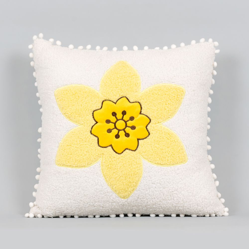 16" Reversible Pillow - Tulip and Daffodil