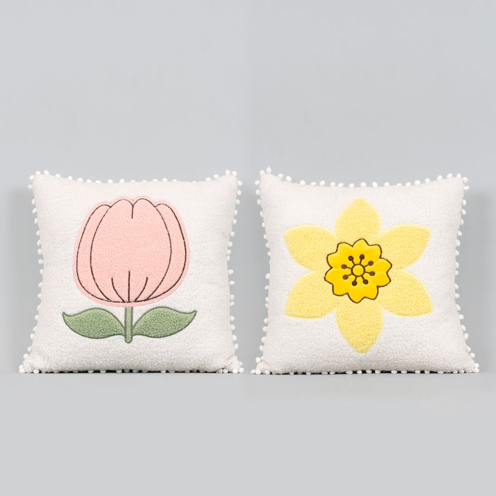 16x16 rvs pillow (TULIP/DAFFODIL)