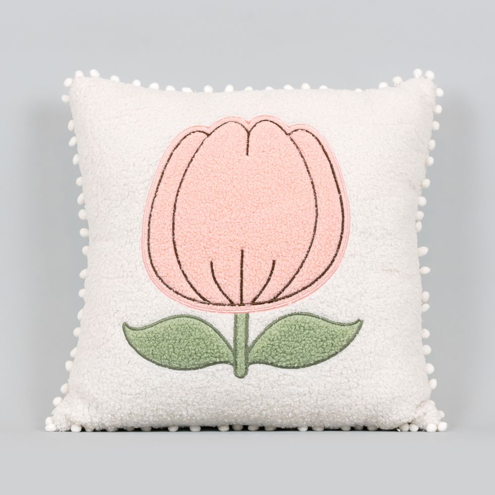 16" Reversible Pillow - Tulip and Daffodil