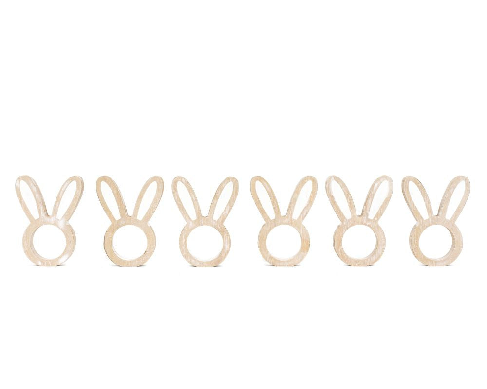 4x5x1 wood napkin rings s/6 (BUNNY) ntrl/wh