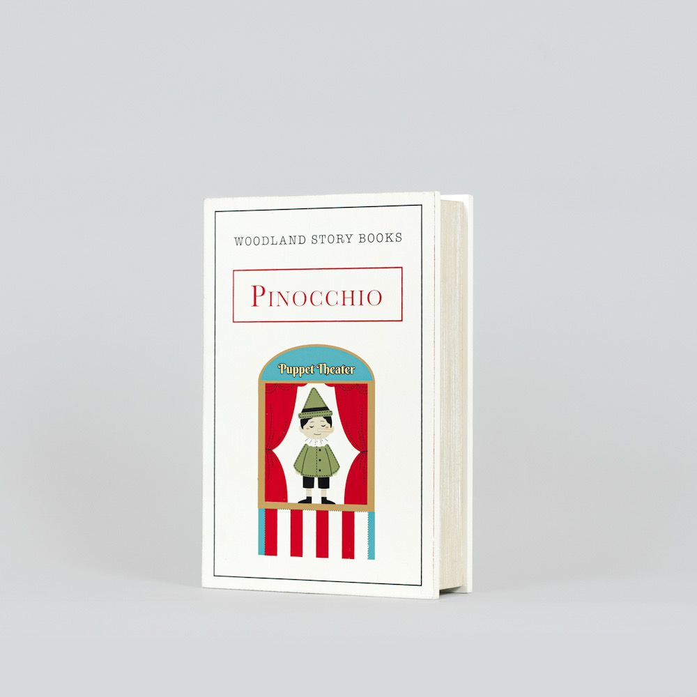 Wood Storybook Set - Pinocchio | Woodland Story Books Collection (Set of 7)