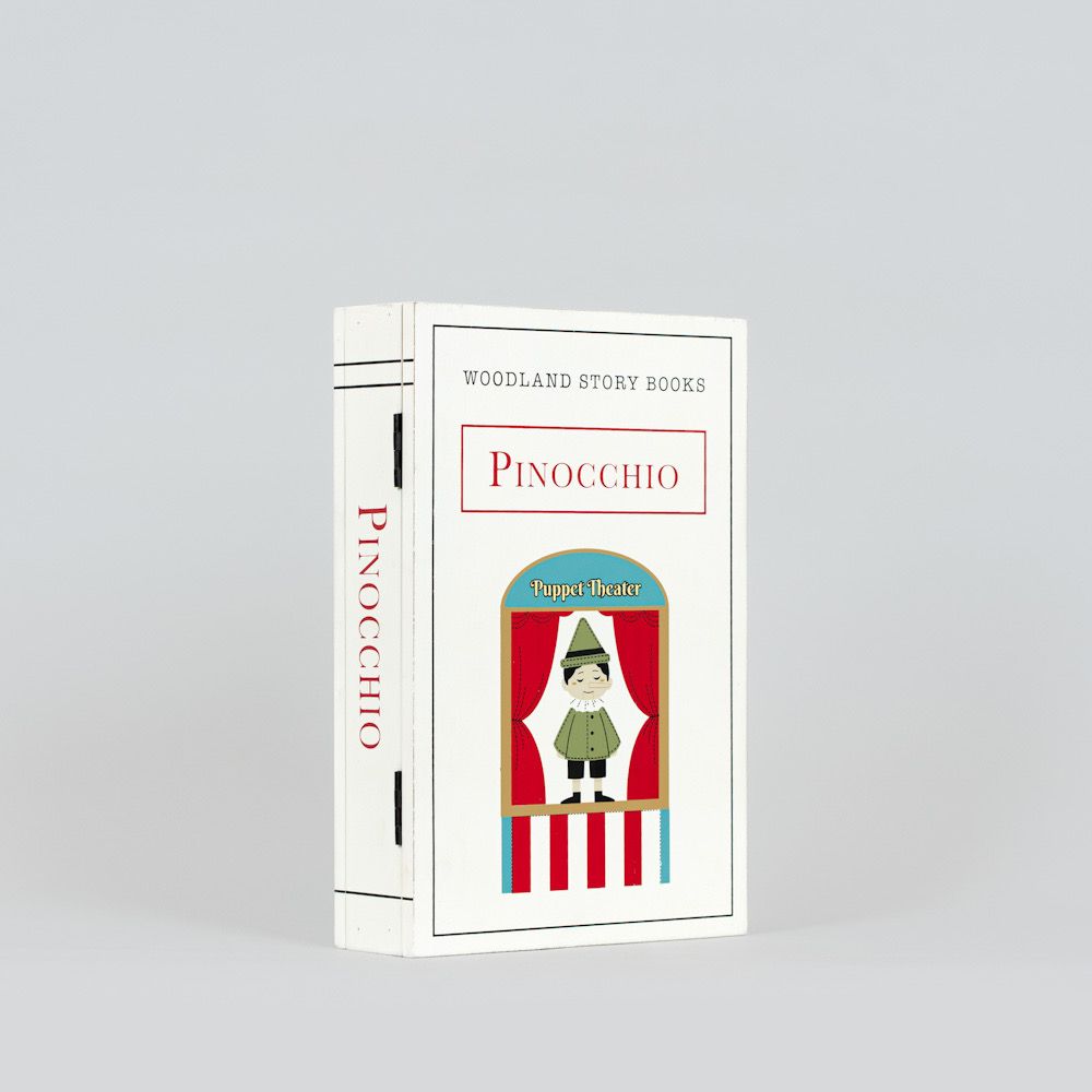 Wood Storybook Set - Pinocchio | Woodland Story Books Collection (Set of 7)