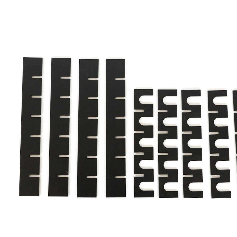 14" Wood Letterboard Organizer - Black | Letterboard Collection