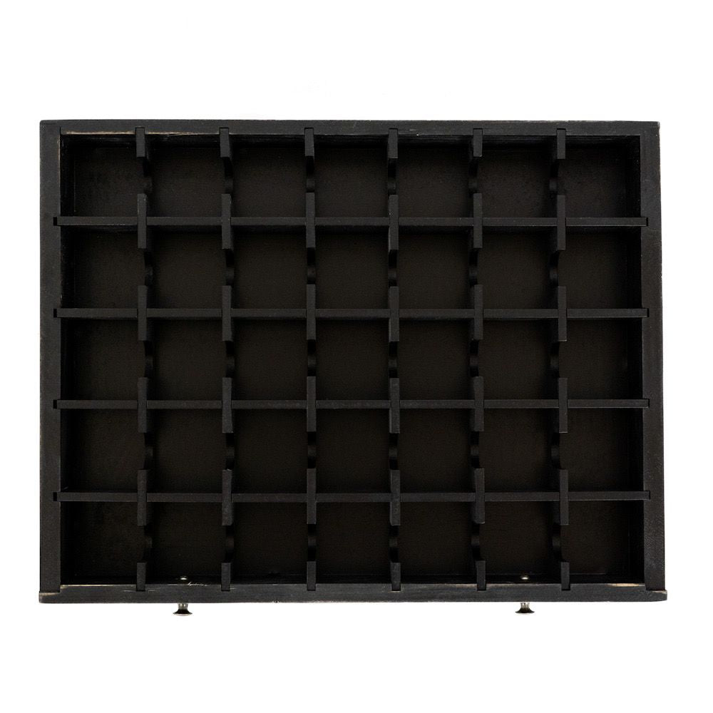 14" Wood Letterboard Organizer - Black | Letterboard Collection