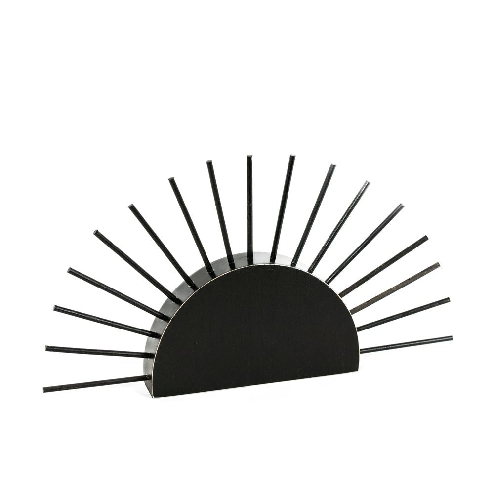12" Chunky Wood Shape - Sun | Black | Neutral Mod Collection