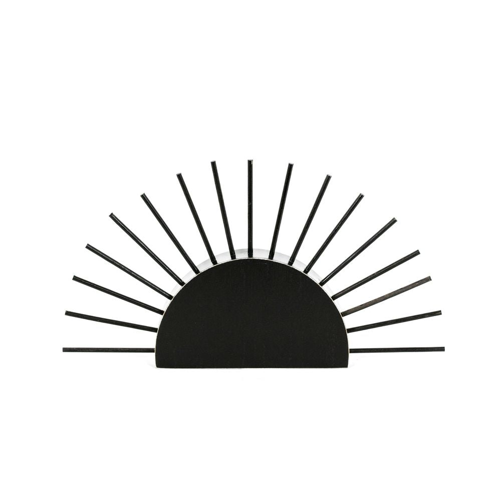 12" Chunky Wood Shape - Sun | Black | Neutral Mod Collection