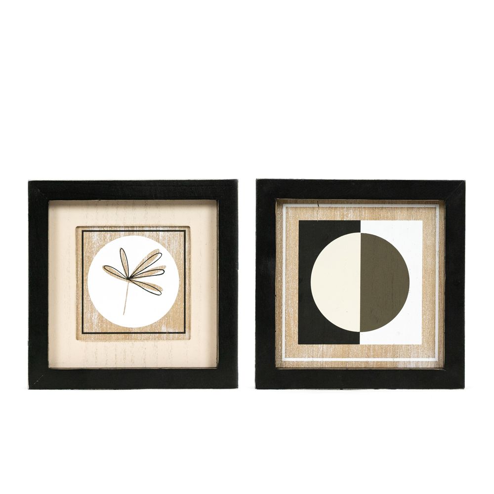 8x8x1.5 rvs wood frame sign (STEM/CIRCLE)