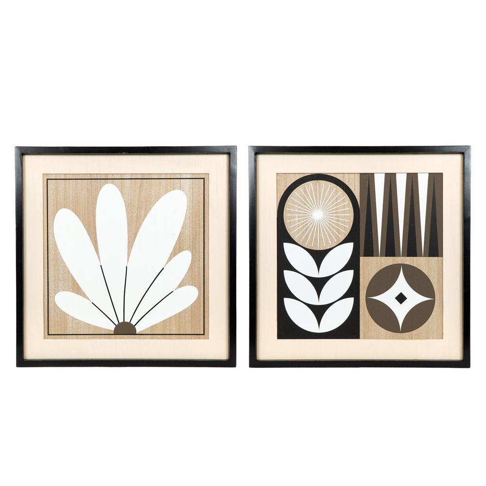 24x24x1.5 rvs wood frame sign (PATTERN/FLOWER)