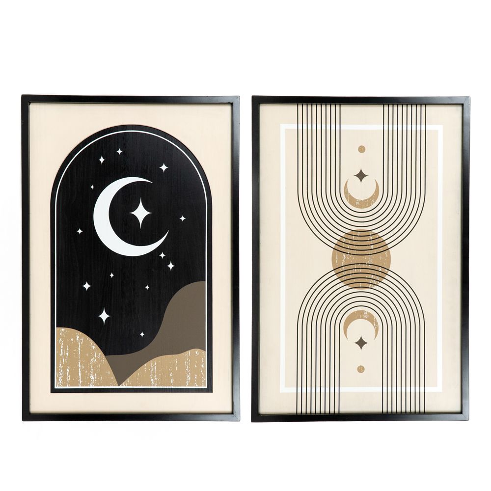 24x36x1.5 rvs wood frame sign (MOON)