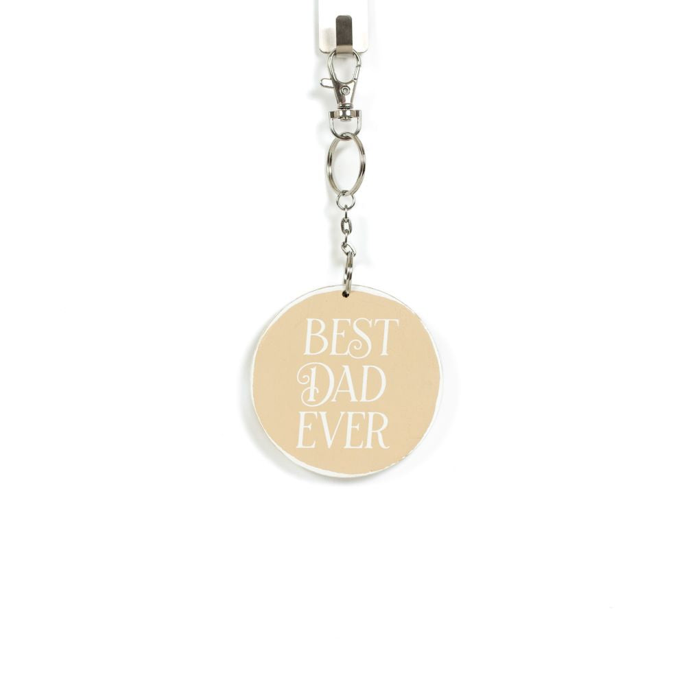 3x3x.5 rvs wood keychain (BEST DAD) ntrl/wh