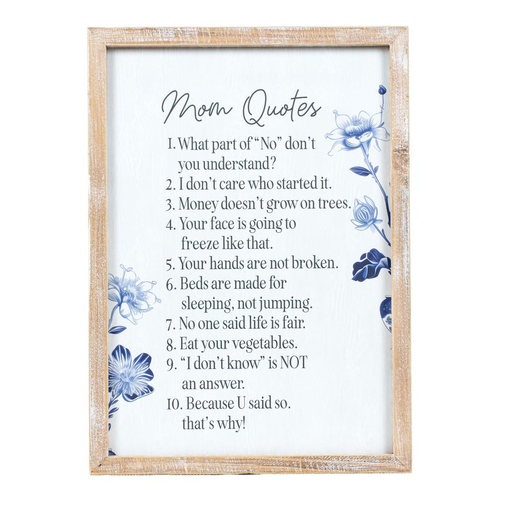 14x19x1.5 rvs wood frame sign (MOM/FOREVER)