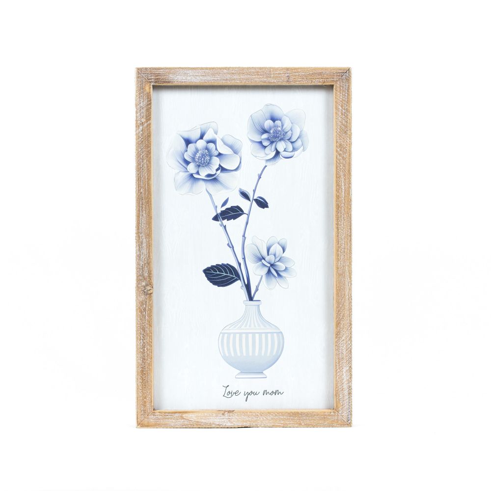 9x16x1.5 rvs wood frame sign (MOM/MEMORIES)