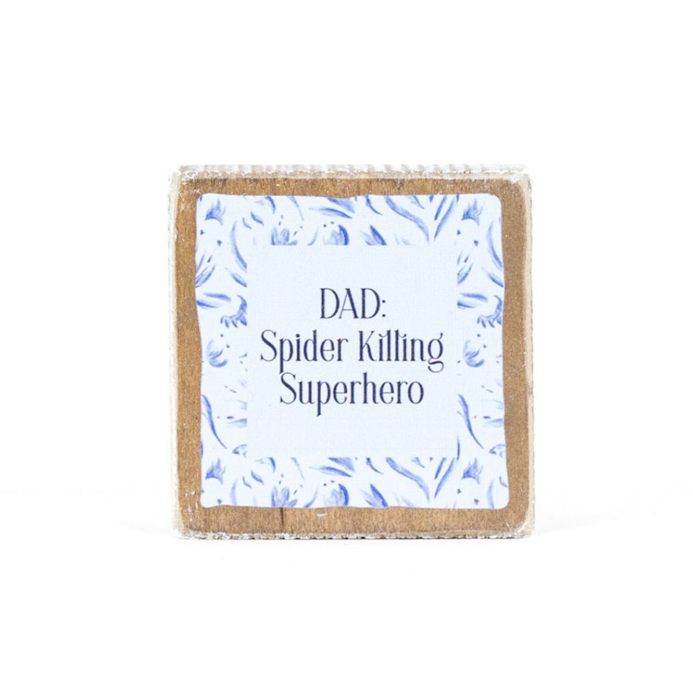3x3x1.5 rvs wood frame sign (SUPERHERO/LIFE)