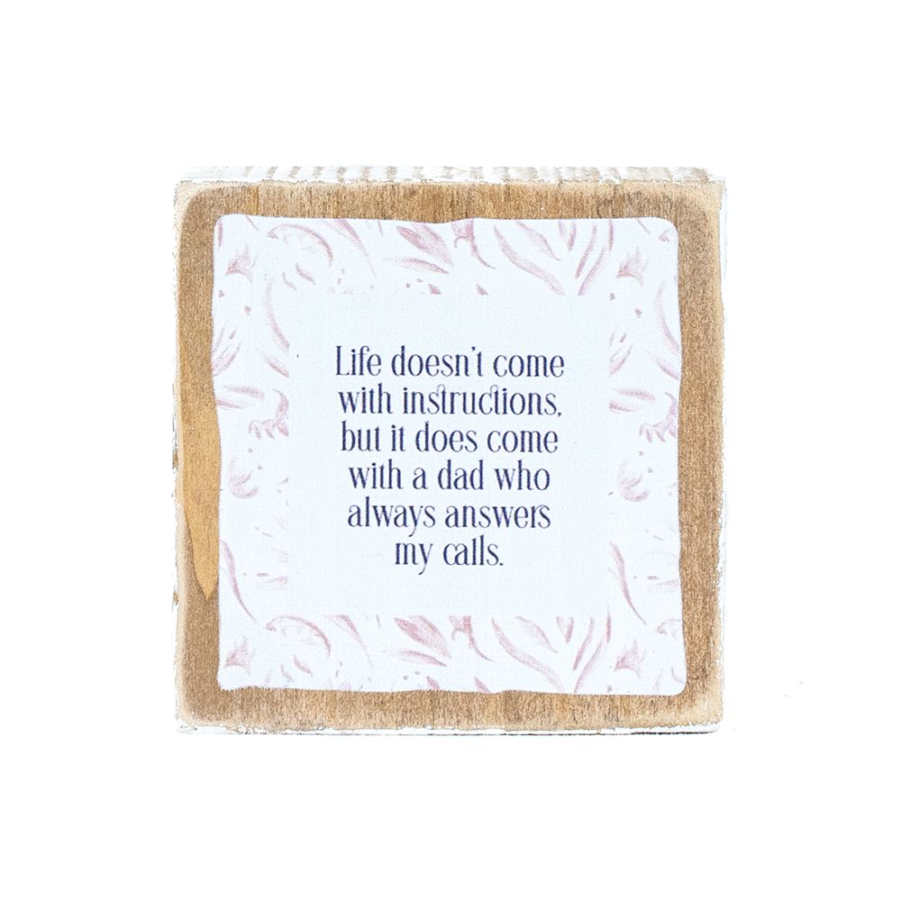 3” Reversible Wood Frame Sign - Dad | Father’s Day Collection