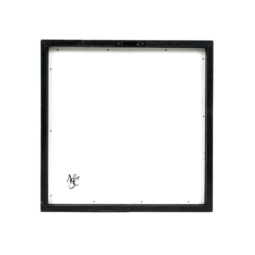 9" Wood Frame Sign - Their Light Remains | White and Black
