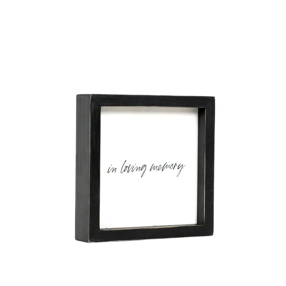 9" x 5" Wood Frame Sign - Visiting Hours | Remember When Collection