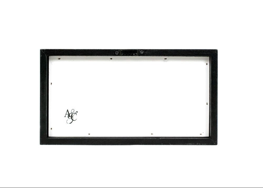 9" x 5" Wood Frame Sign - Visiting Hours | White and Black | Remember When Collection