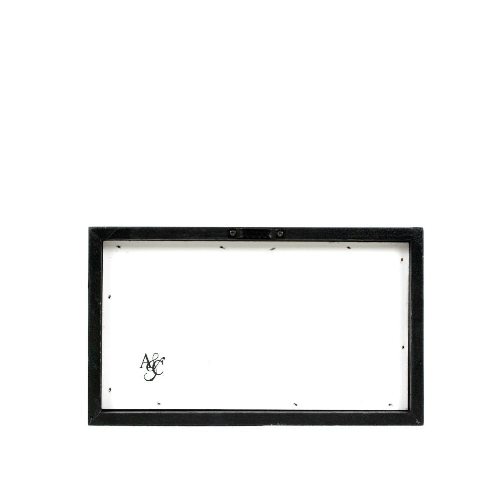 9" x 6" Wood Frame Sign - Grief and Love | White and Black | Remember When Collection