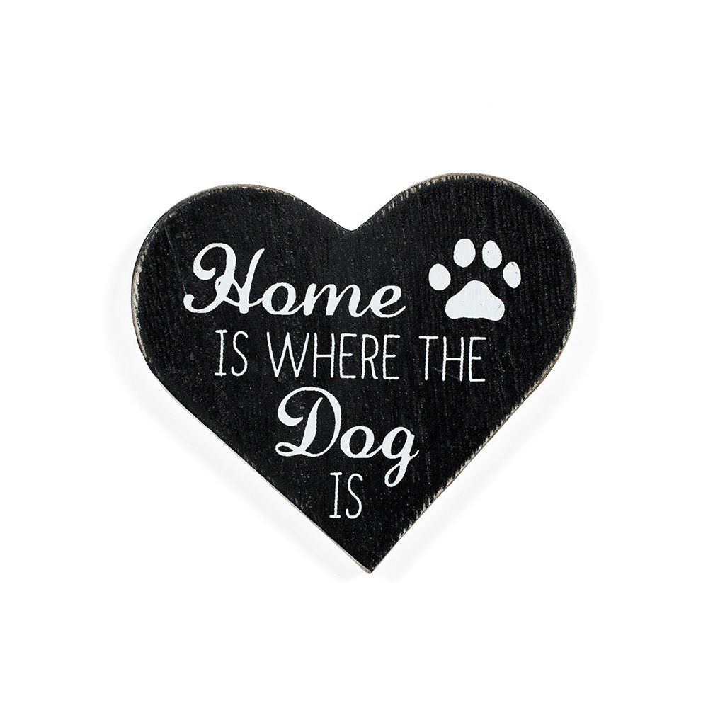 4x3x.25 wood magnet (DOG) bk/wh