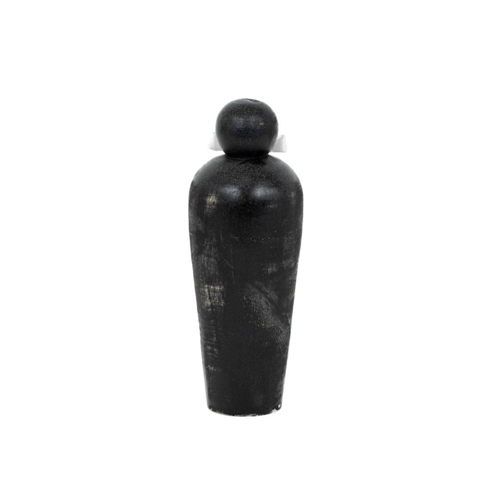 7" Chunky Wood Shape Set - Couple (Set of 2) | Black and White | You and Me Collection
