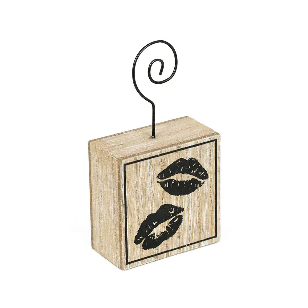 3" x 6" Wood Photo Block - We Cute | You and Me Collection