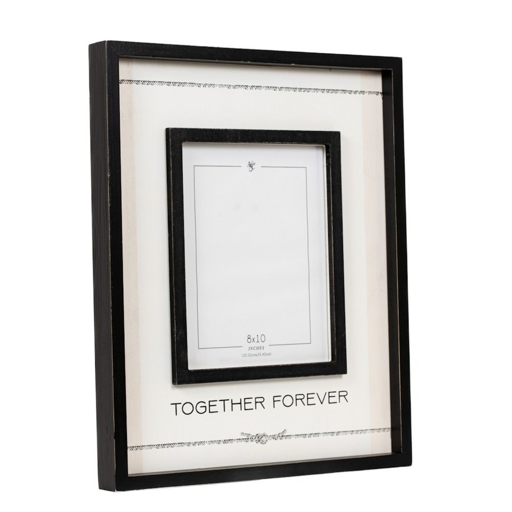 15" x 18" Wood Photo Frame - Together Forever | Holds 8x10 Photo | You and Me Collection