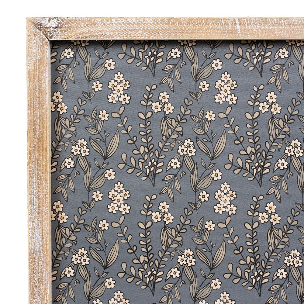13" x 17" Reversible Wood Frame Sign - Pattern/Marigold | Multicolor