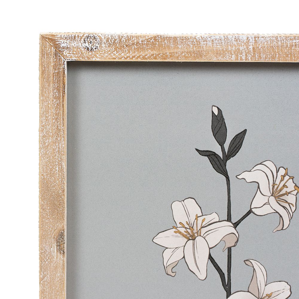 11" x 13" Reversible Wood Frame Sign - Lily | Multicolor