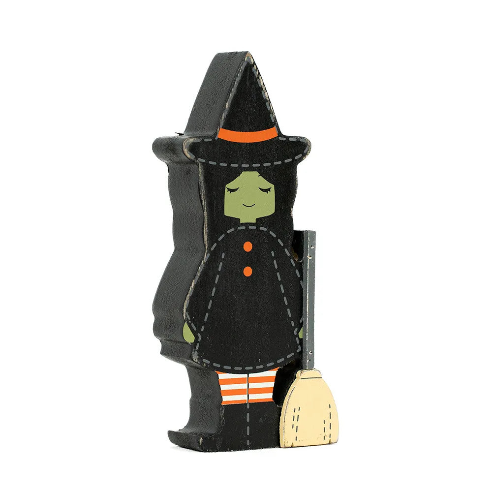 7" Chunky Wood Shape - Witch | Spookable Collection