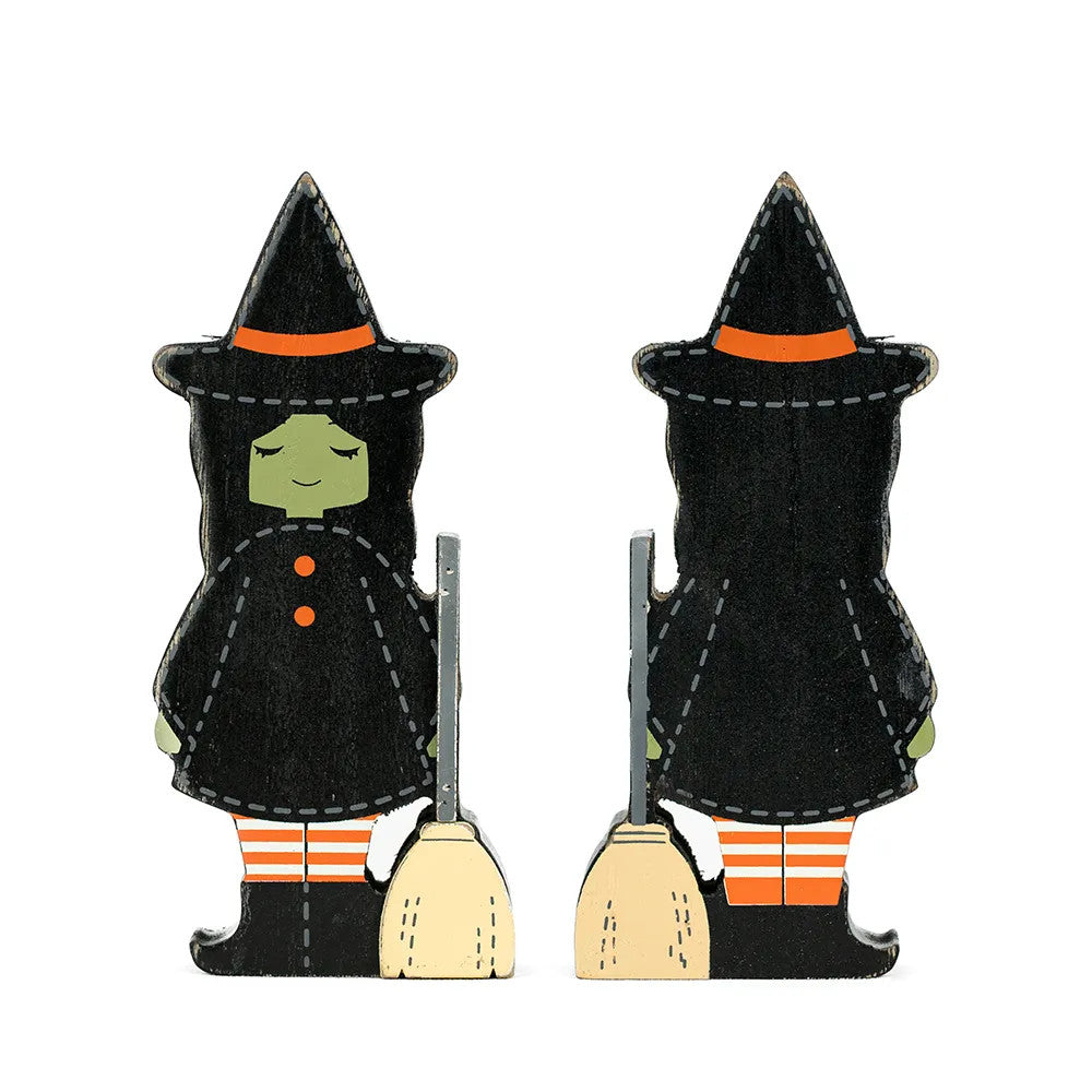 7" Chunky Wood Shape - Witch | Spookable Collection