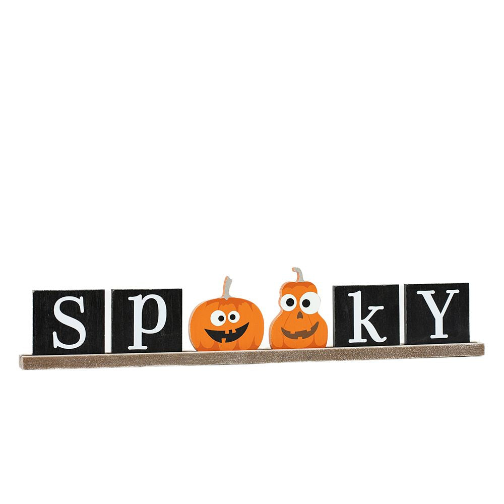 24" Wood Table Sitter - Spooky