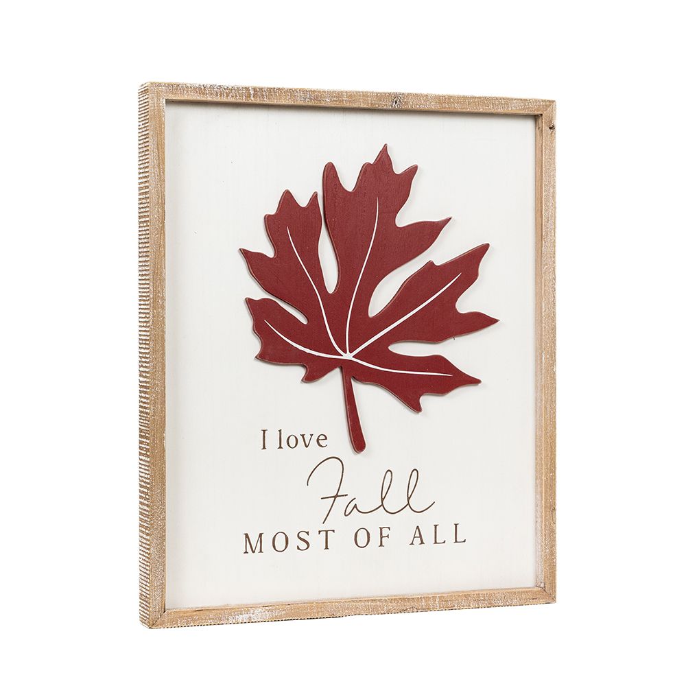 16" x 19" Reversible Wood Frame Sign - Halloween/Fall | Multicolor | Pumpkins and Sweets Collection
