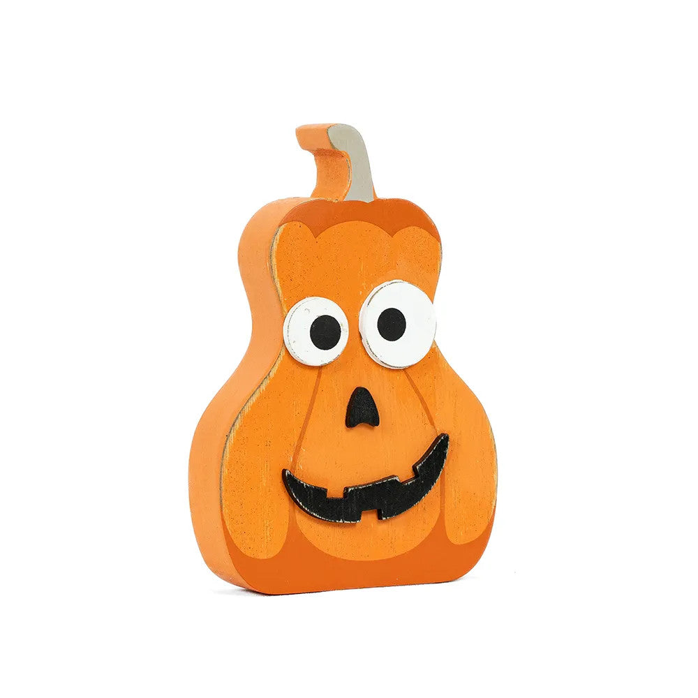 6" Chunky Wood Shape - Pumpkin | Pumpkins and Sweets Collection