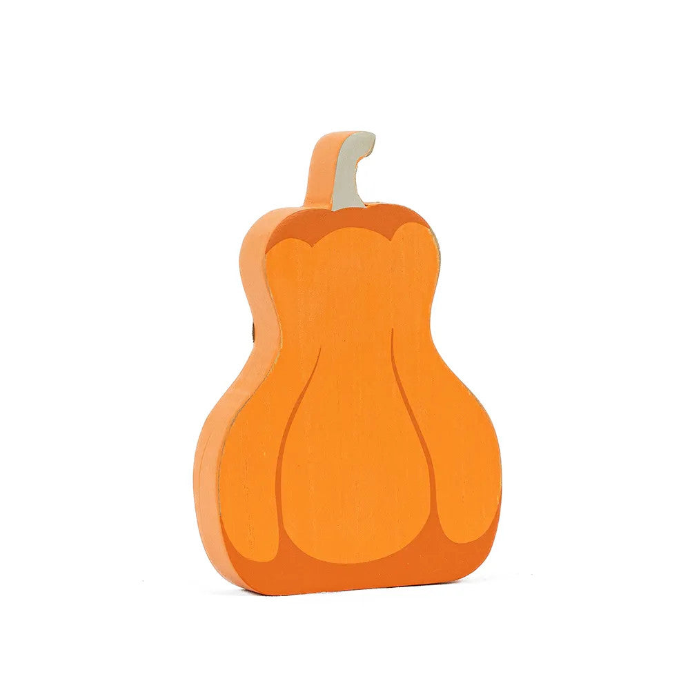 6" Chunky Wood Shape - Pumpkin | Pumpkins and Sweets Collection