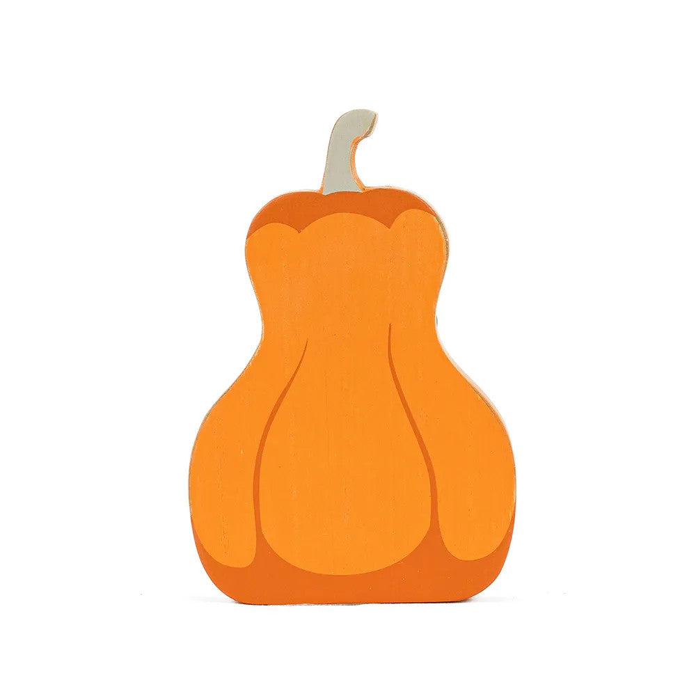 6" Chunky Wood Shape - Pumpkin | Pumpkins and Sweets Collection