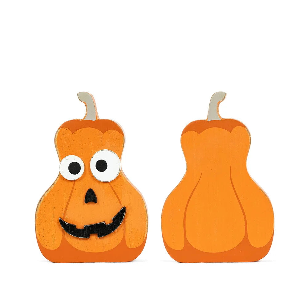 4x6x1.15 wood chunky shape (PUMPKIN)