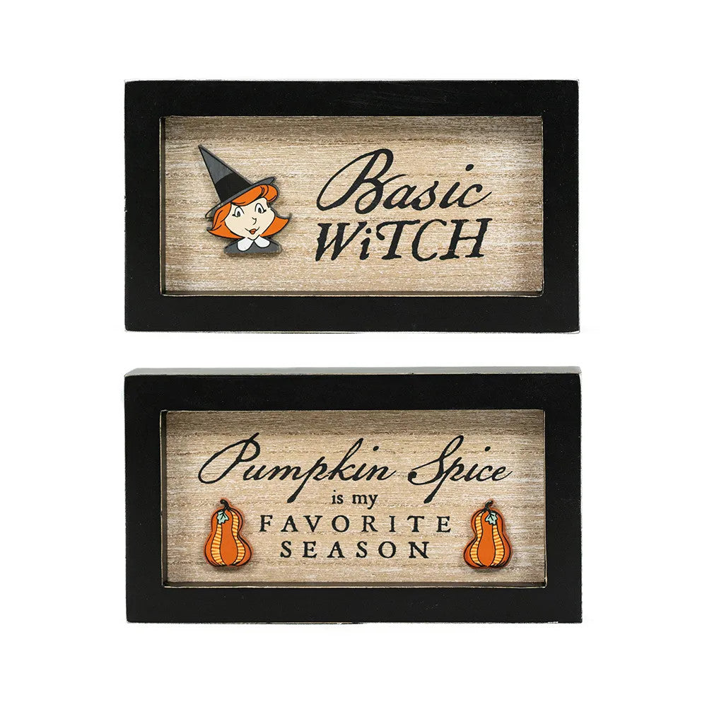 7x4x1.5 rvs wood frame sign (WITCH/SPICE)