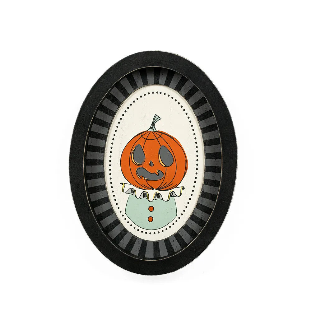 6" x 8" Wood Frame Sign - Jack-O'-Lantern | Multicolor | Sweet and Spooky Collection