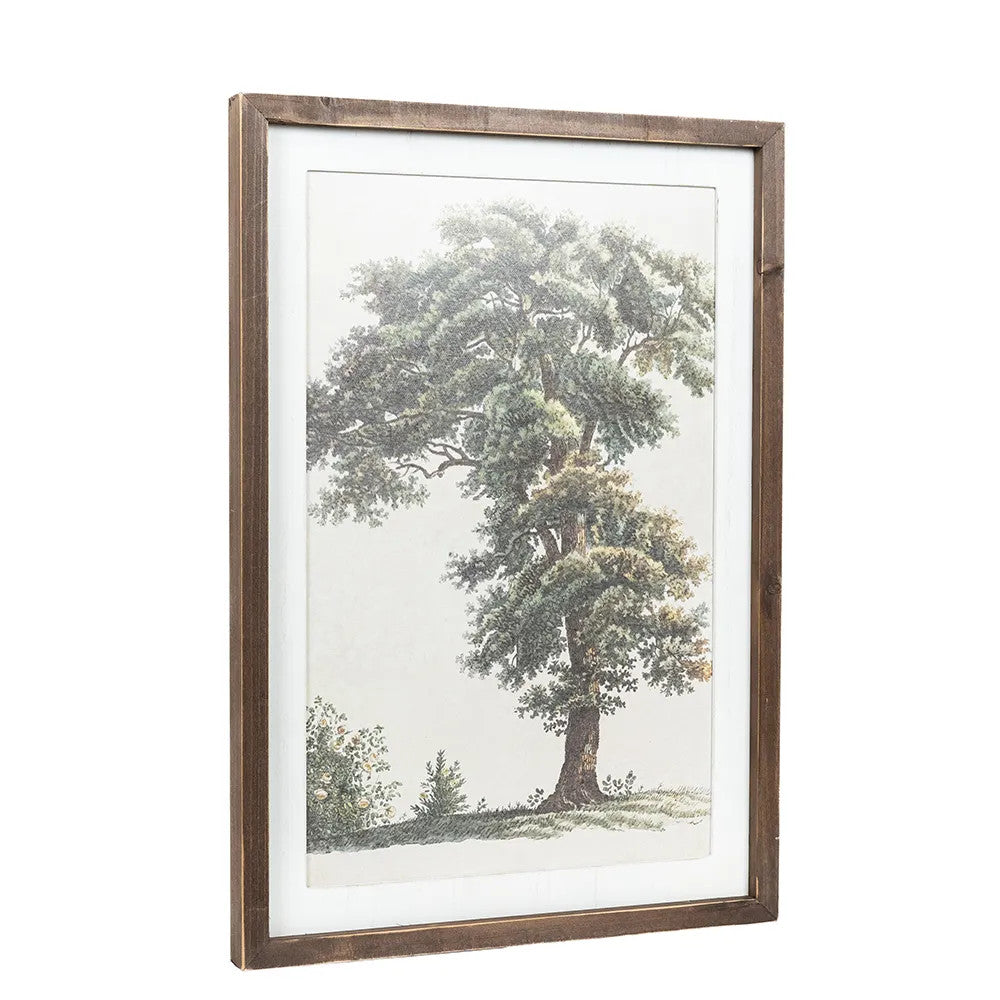 17" x 24" Reversible Wood Frame Sign - Floral/Tree | Multicolor | Gileadensis Collection