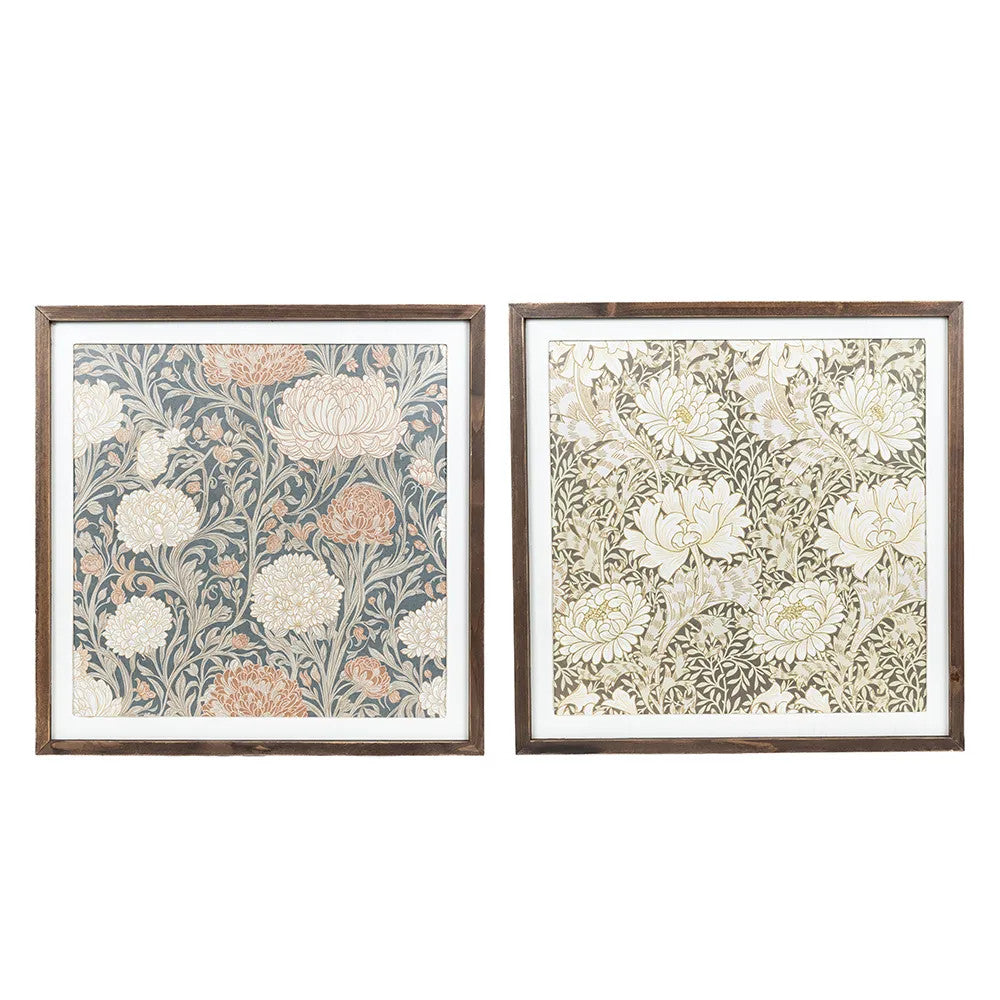 24x24x1.5 rvs wood frames sign (FLOWERS) multi