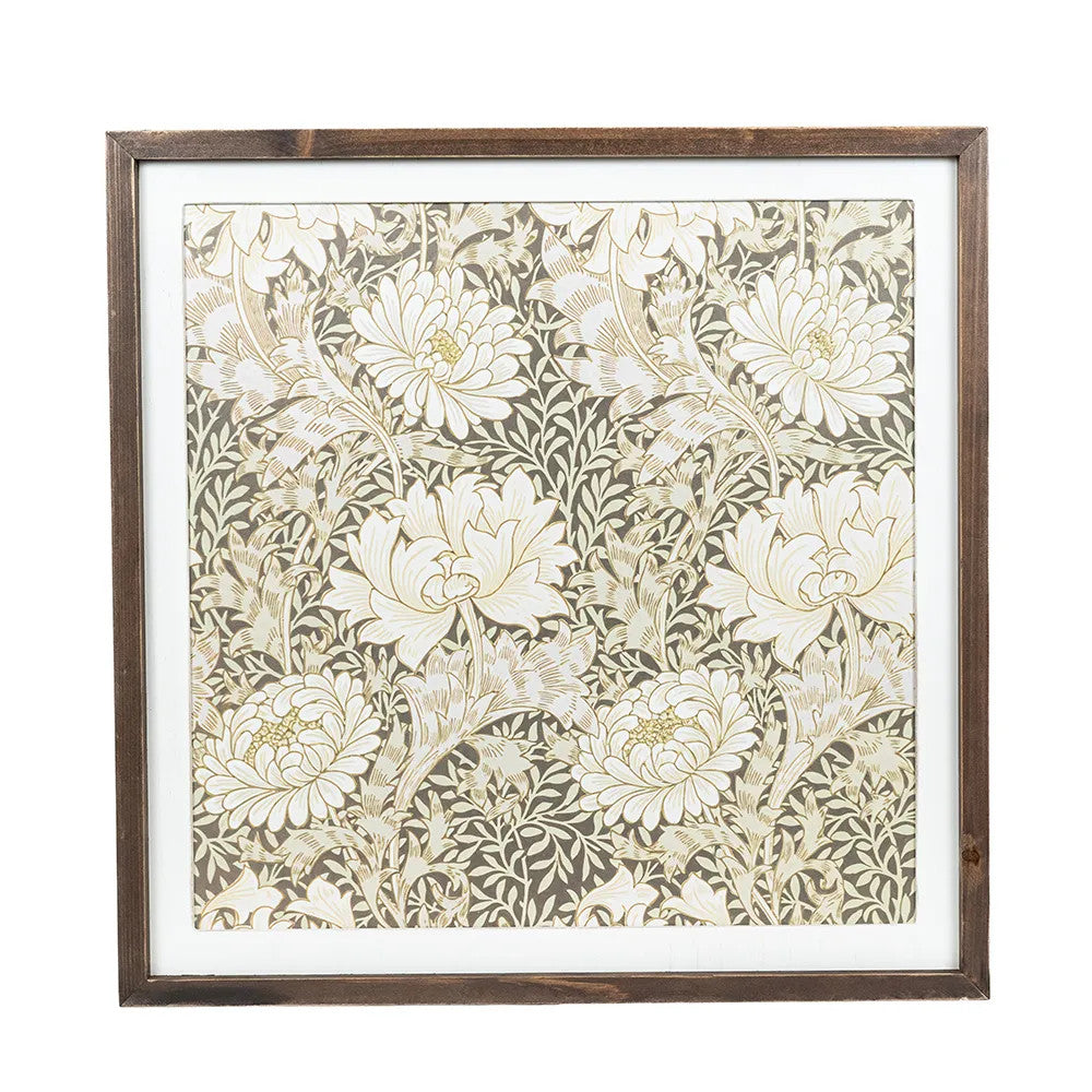 24" Reversible Wood Frame Sign - Floral | Multicolor | Gileadensis Collection