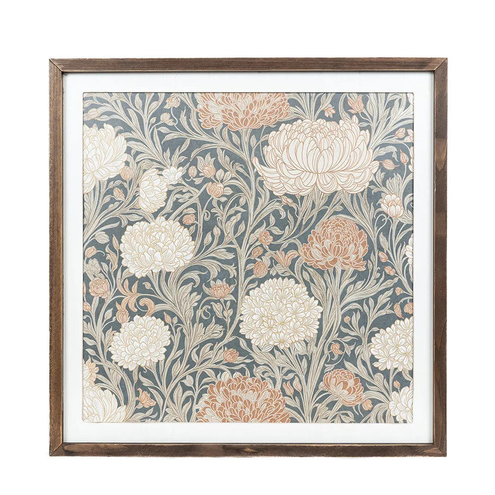 24" Reversible Wood Frame Sign - Floral | Multicolor | Gileadensis Collection