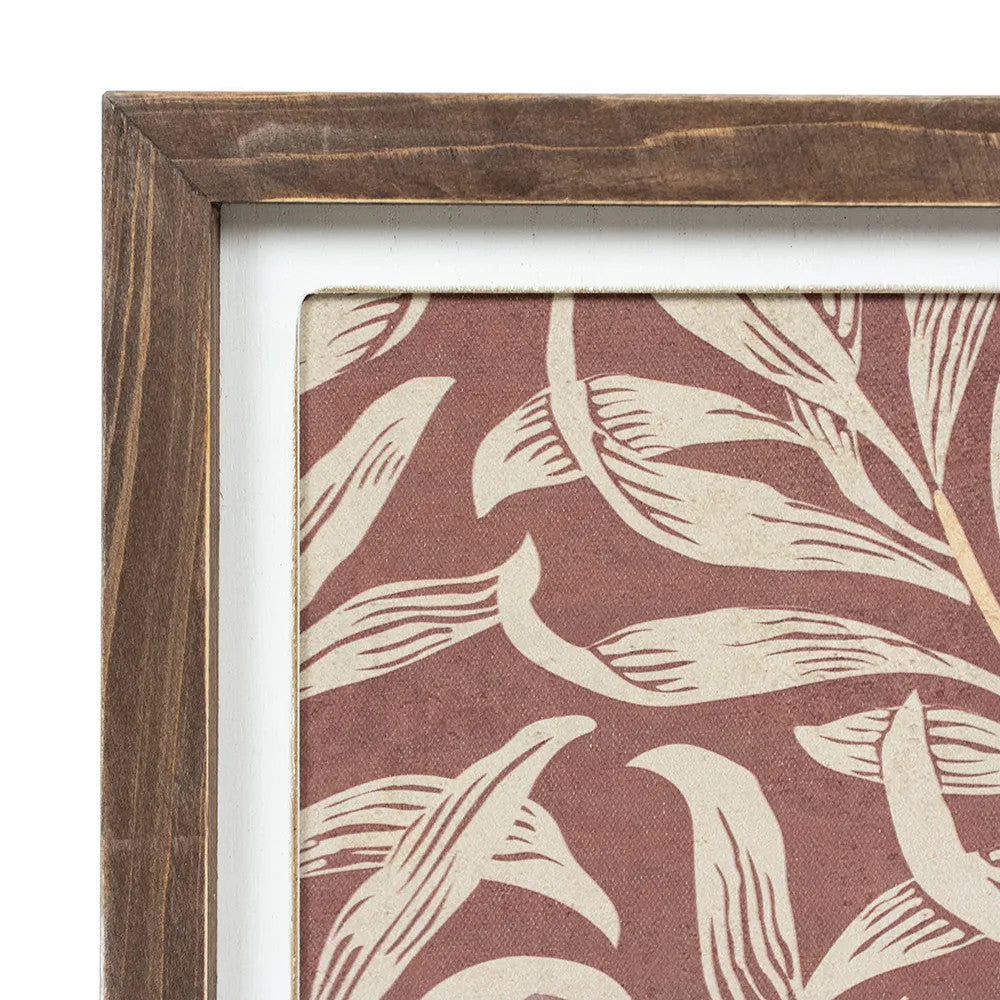 10" Reversible Wood Frame Sign - Botanical | Multicolor | Gileadensis Collection