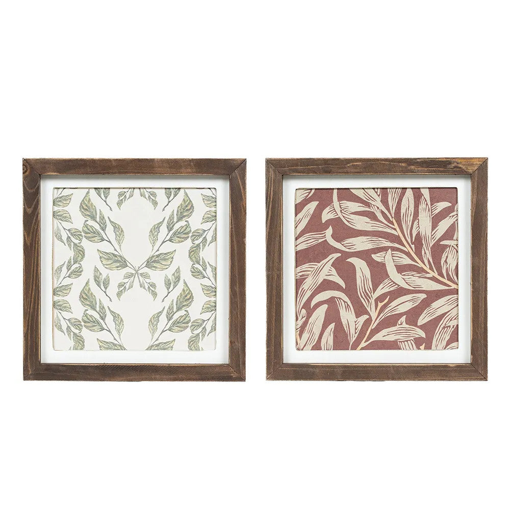 10x10x1.5 rvs wood frame sign (BOTANICAL)