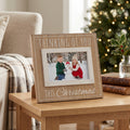 9" x 9" Wood Photo Frame - Thinking Of You This Christmas | Holds 4x6 Photo