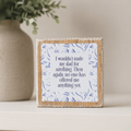 3" Reversible Wood Block Sign - Dad | Father's Day Collection