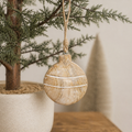 5" Mango Wood Ornament - Ball | Believe In Kindness Collection